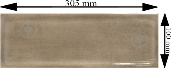 Плитка Cifre Титан визон 10х30,5 - фото 3