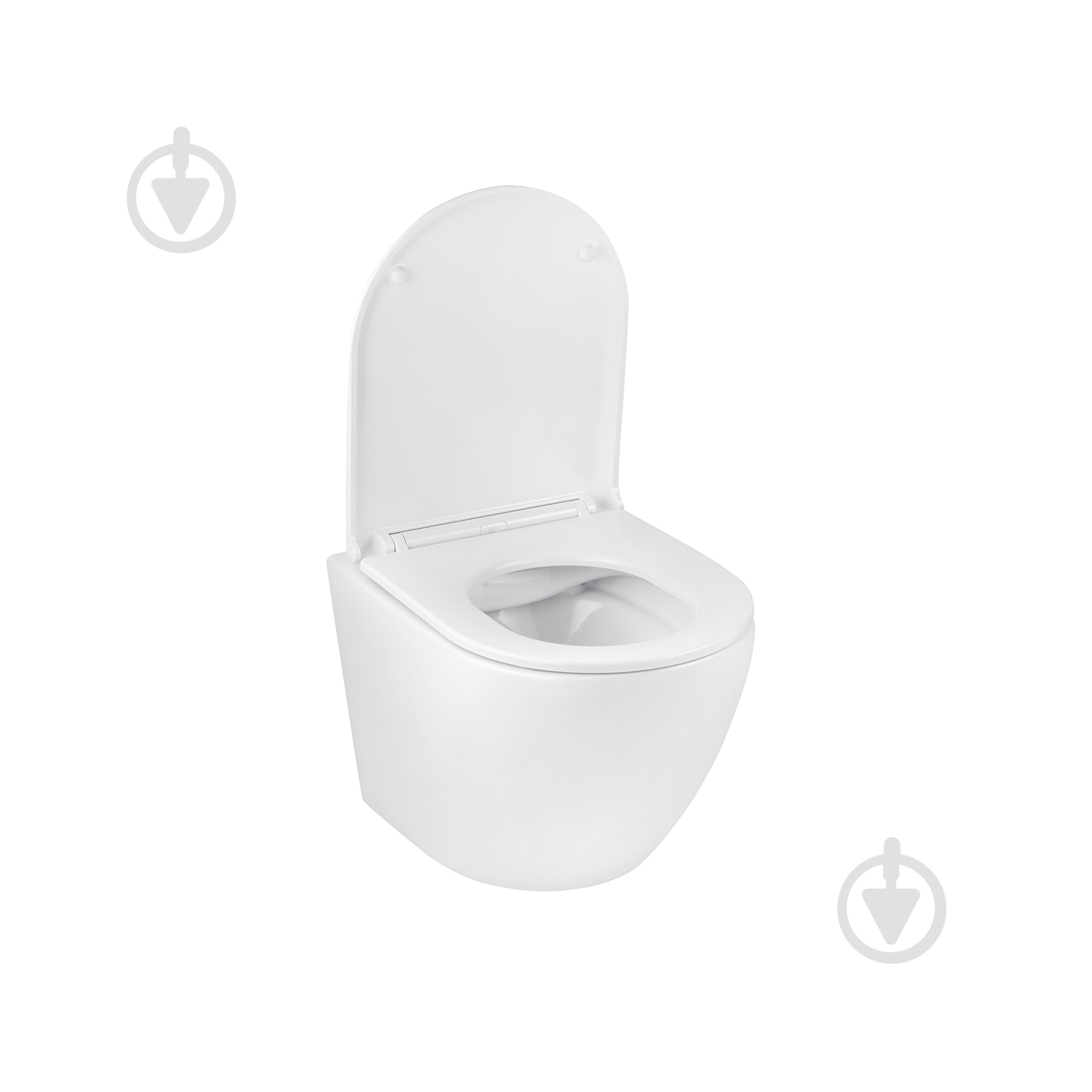 Унитаз подвесной Kroner безободковый Harz WHI493736 RIMLESS с сидением Slim Duroplast / Soft-close / - фото 7 Унитаз подвесной Kroner безободковый Harz WHI493736 RIMLESS с сидением Slim Duroplast / Soft-close / - фото 7