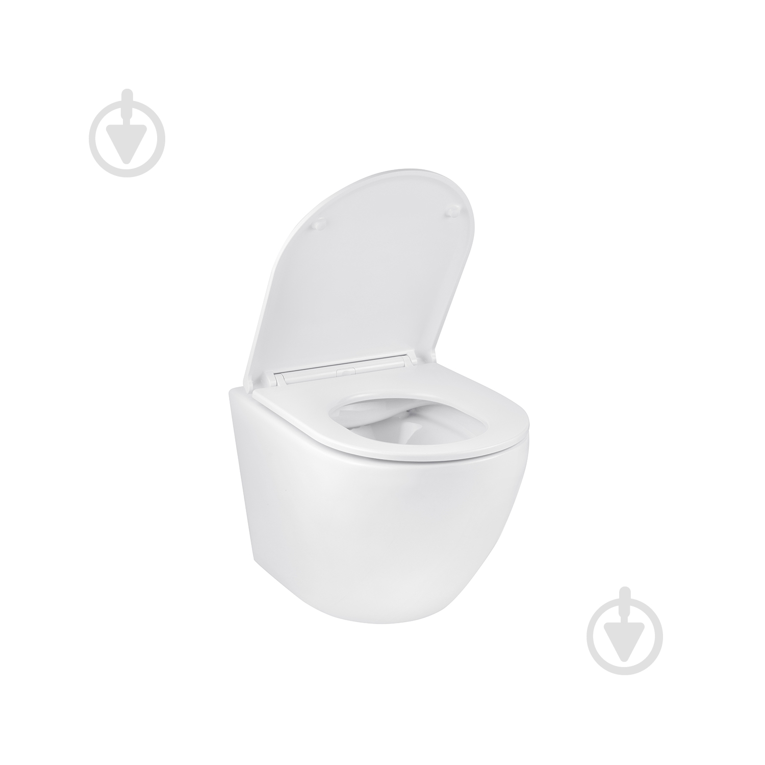 Унитаз подвесной Kroner безободковый Harz WHI493736 RIMLESS с сидением Slim Duroplast / Soft-close / - фото 8 Унитаз подвесной Kroner безободковый Harz WHI493736 RIMLESS с сидением Slim Duroplast / Soft-close / - фото 8