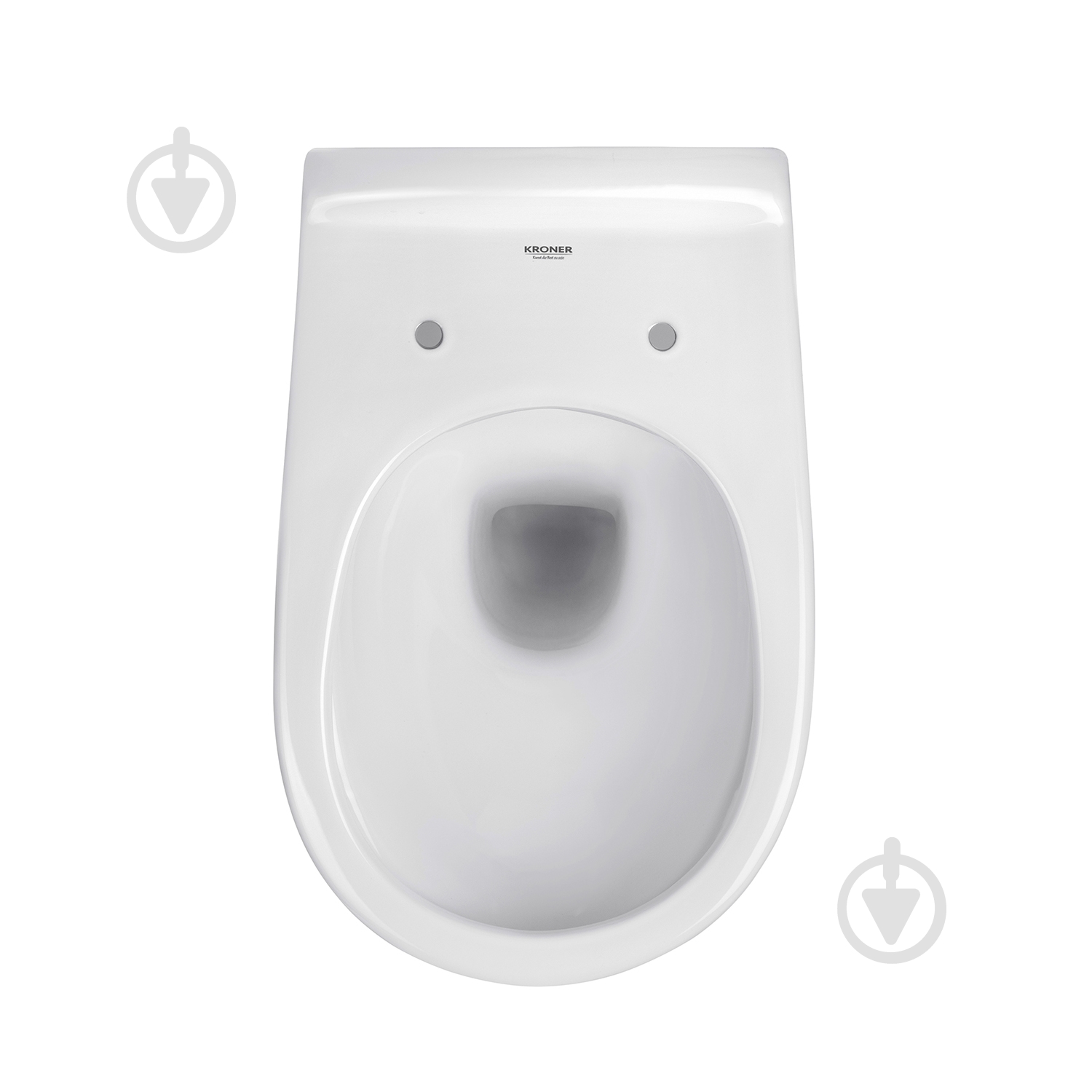 Унітаз підвісний Kroner безобідковий Oker WHI533536 RIMLESS з сидінням (KO533536WHIR) - фото 10