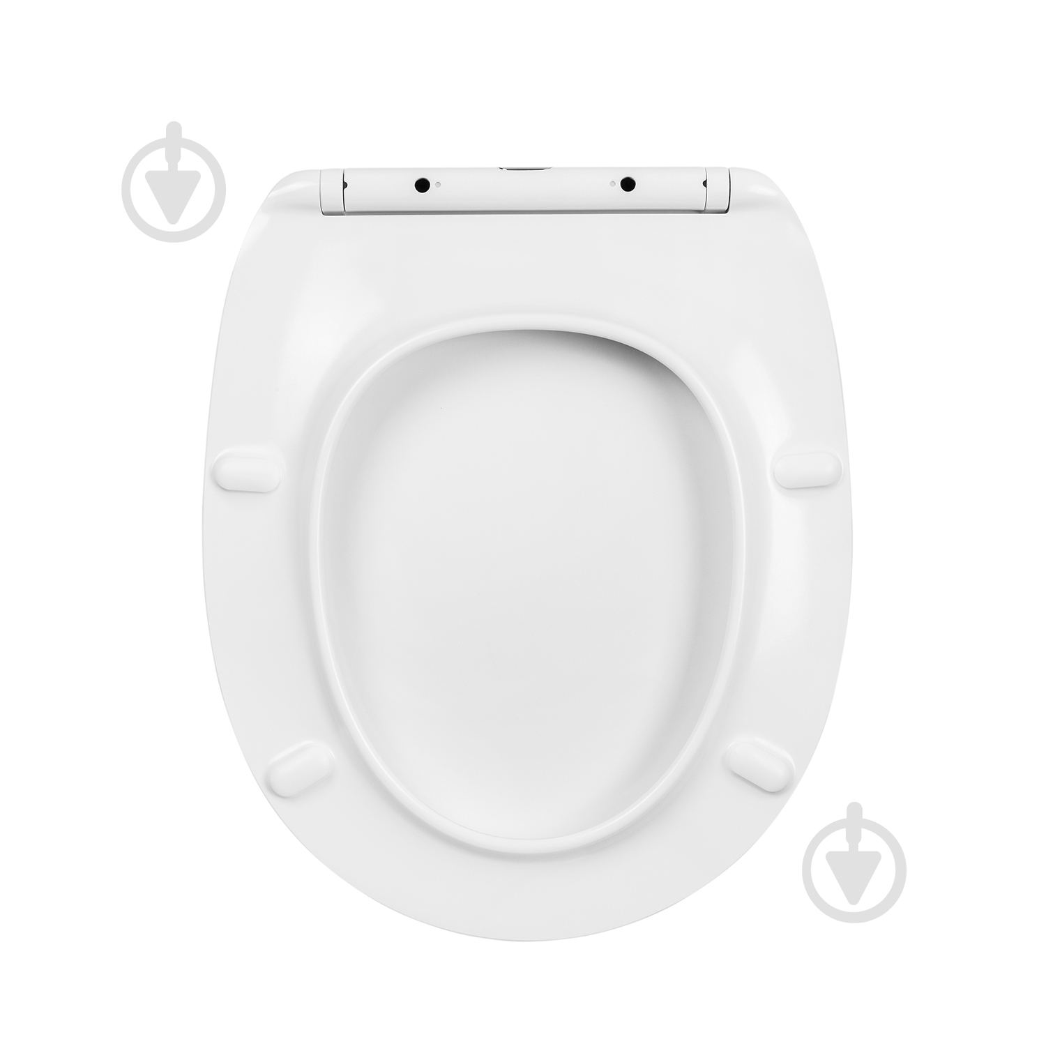 Унітаз підвісний Kroner безобідковий Oker WHI533536 RIMLESS з сидінням (KO533536WHIR) - фото 3