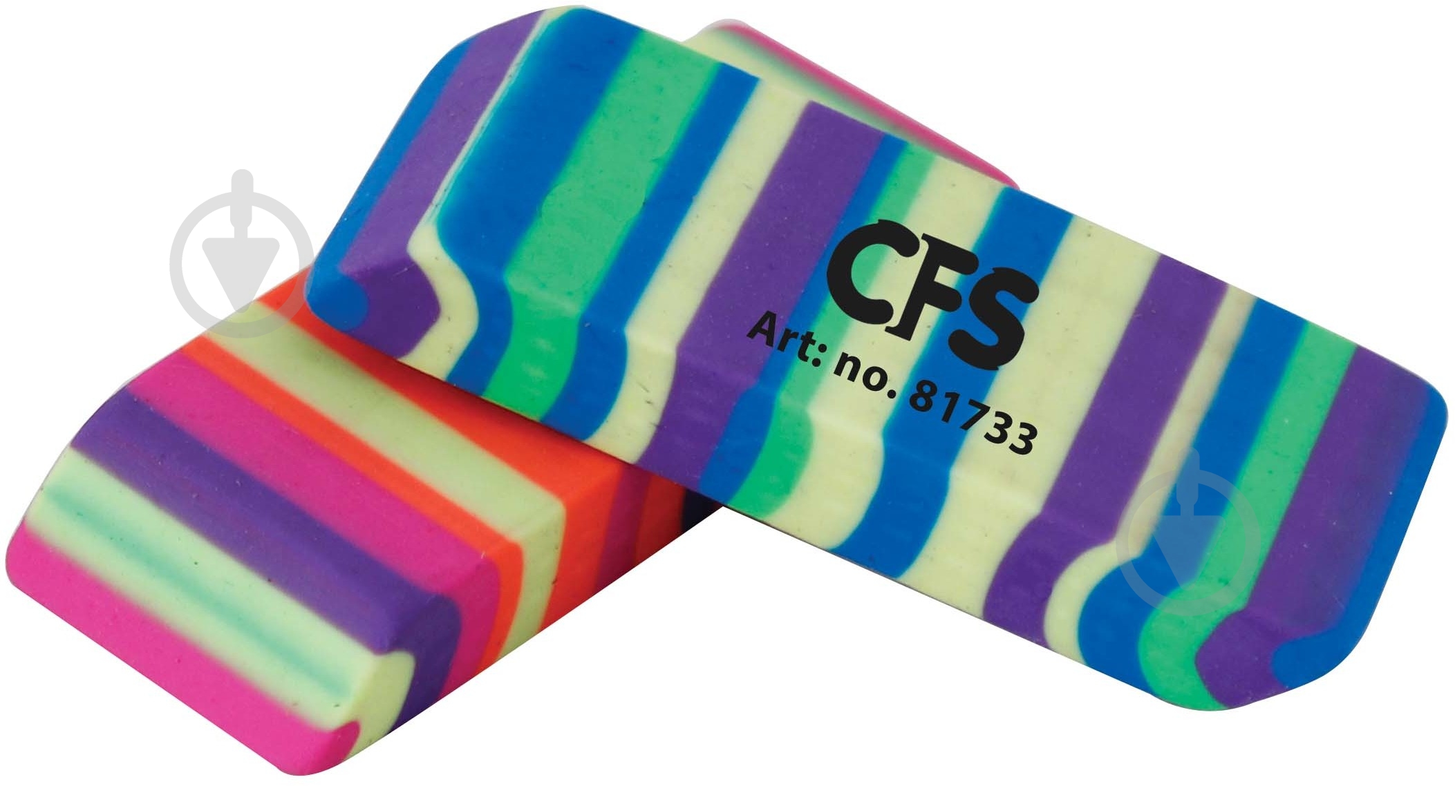 Гумка для олівця Rainbow 55х20х10 мм в асортименті Cool For School - фото 1