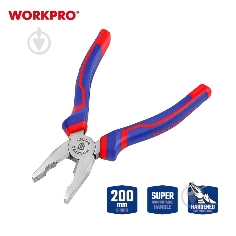 Плоскогубці WORKPRO WP231018 - фото 2