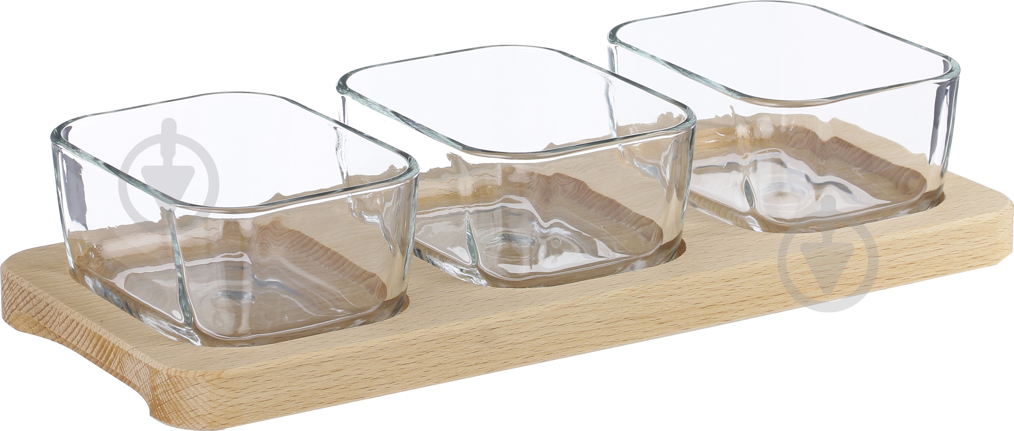 Менажниця Glasmark прямокутна 4 предмети - фото 1 Менажниця Glasmark прямокутна 4 предмети - фото 1