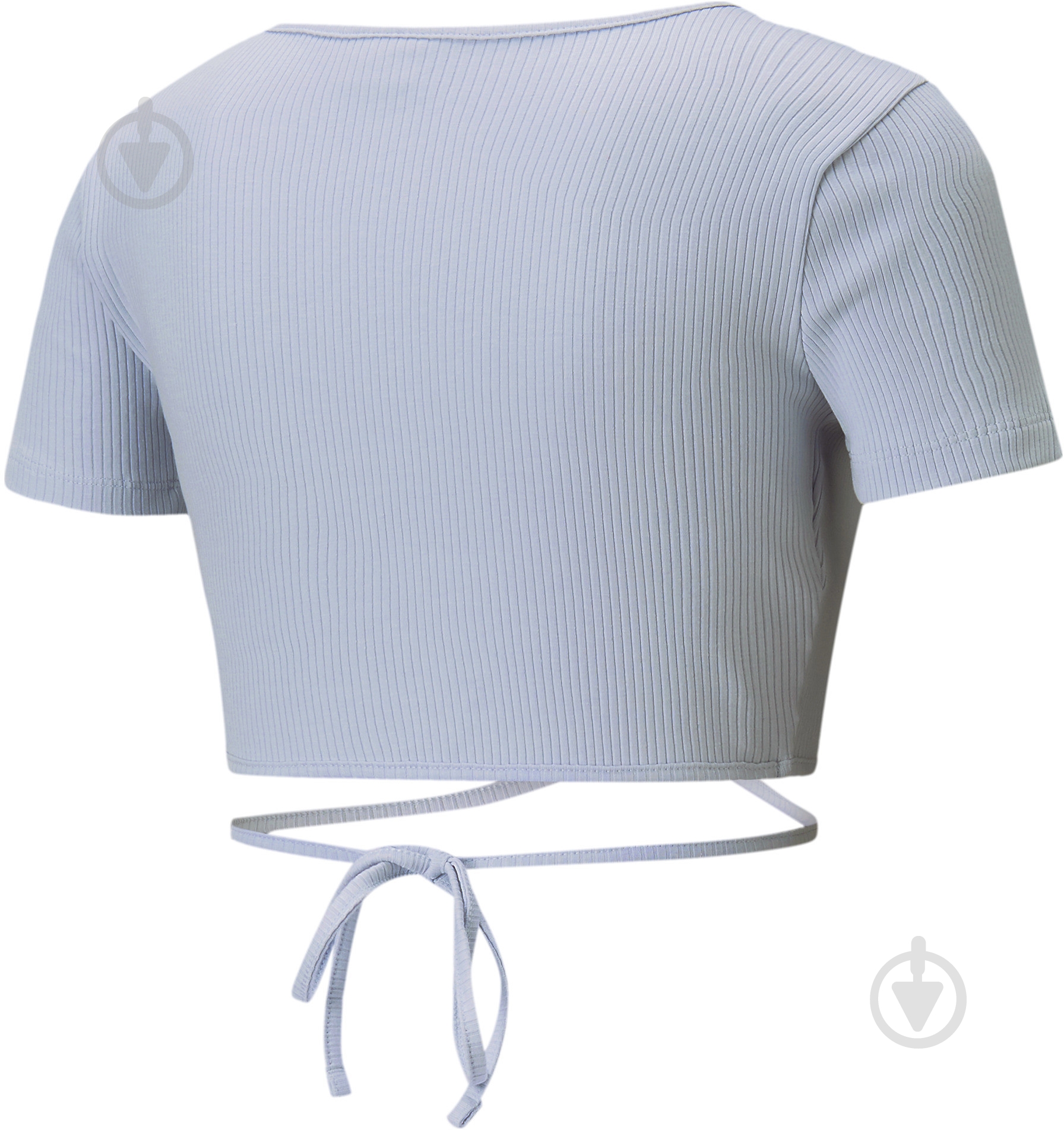 Футболка Puma Classics Ribbed Tee 53345021 р.S голубой - фото 5