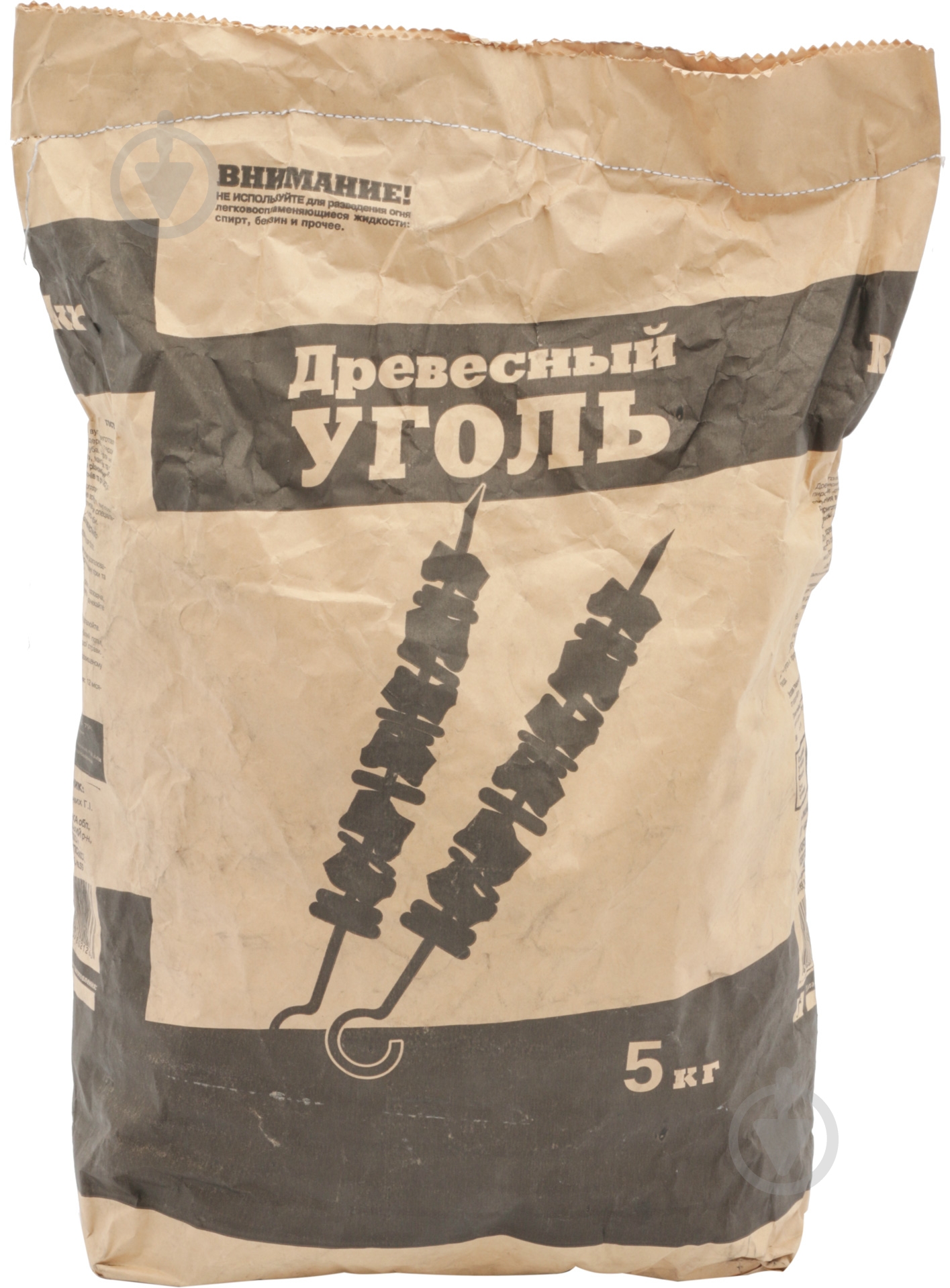 Вугілля BBQ деревне 5 кг - фото 1
