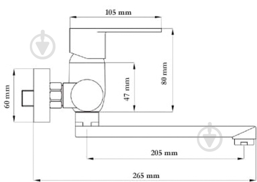 Смеситель для кухни Globus Lux SBQ-104 - фото 2