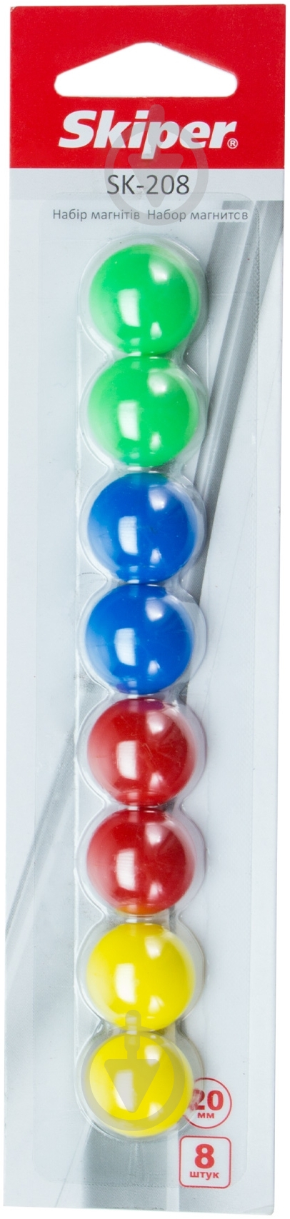 Набор магнитов 8 шт Skiper - фото 1 Набор магнитов 8 шт Skiper - фото 1