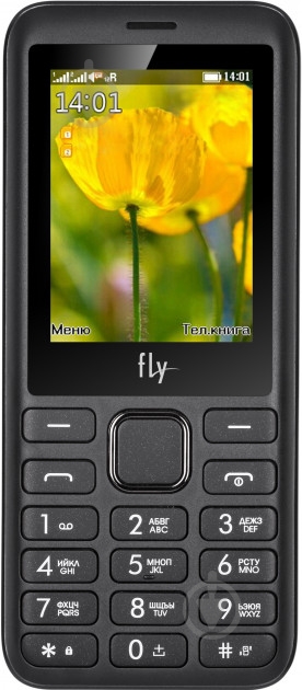 УЦЕНКА! Мобильный телефон Fly FF249 BLACK/BLUE (УЦ №135) - фото 1