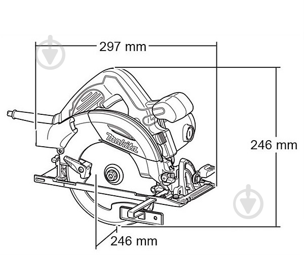 Пила дисковая Makita HS6101 - фото 7