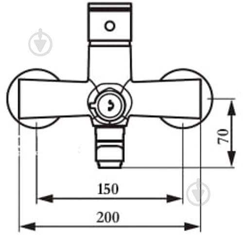 Смеситель для ванны Globus Lux SBT1-208 - фото 2