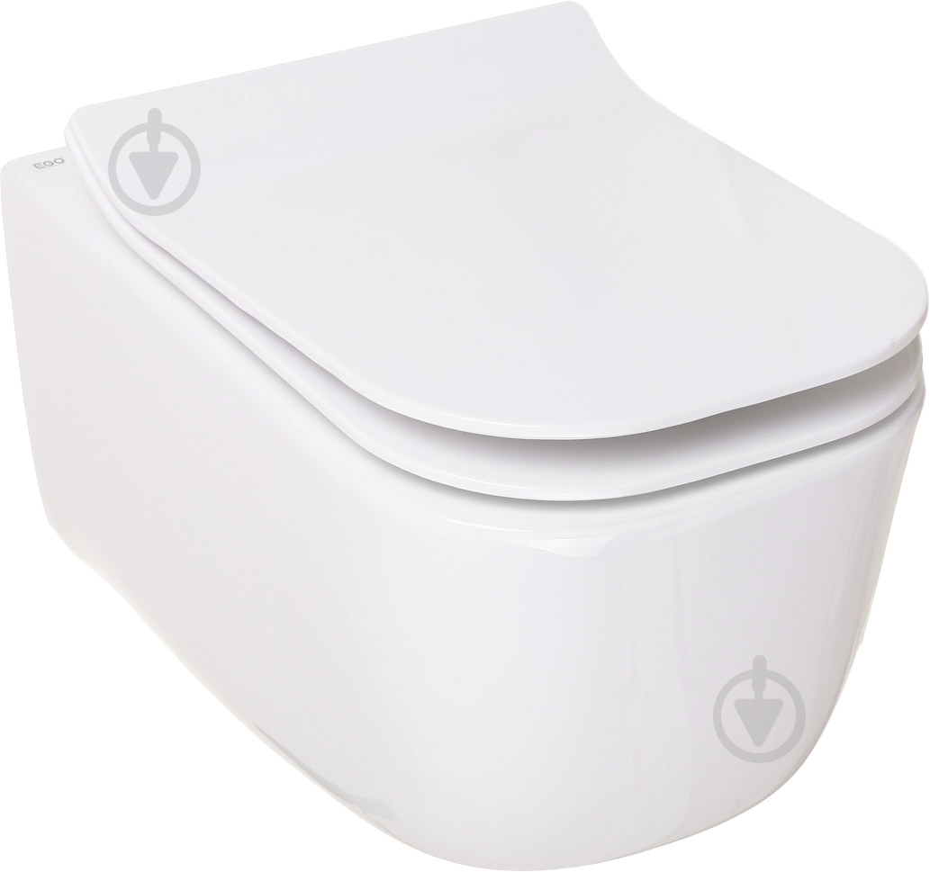 Унитаз подвесной EGO PC Brave Rimless - фото 1