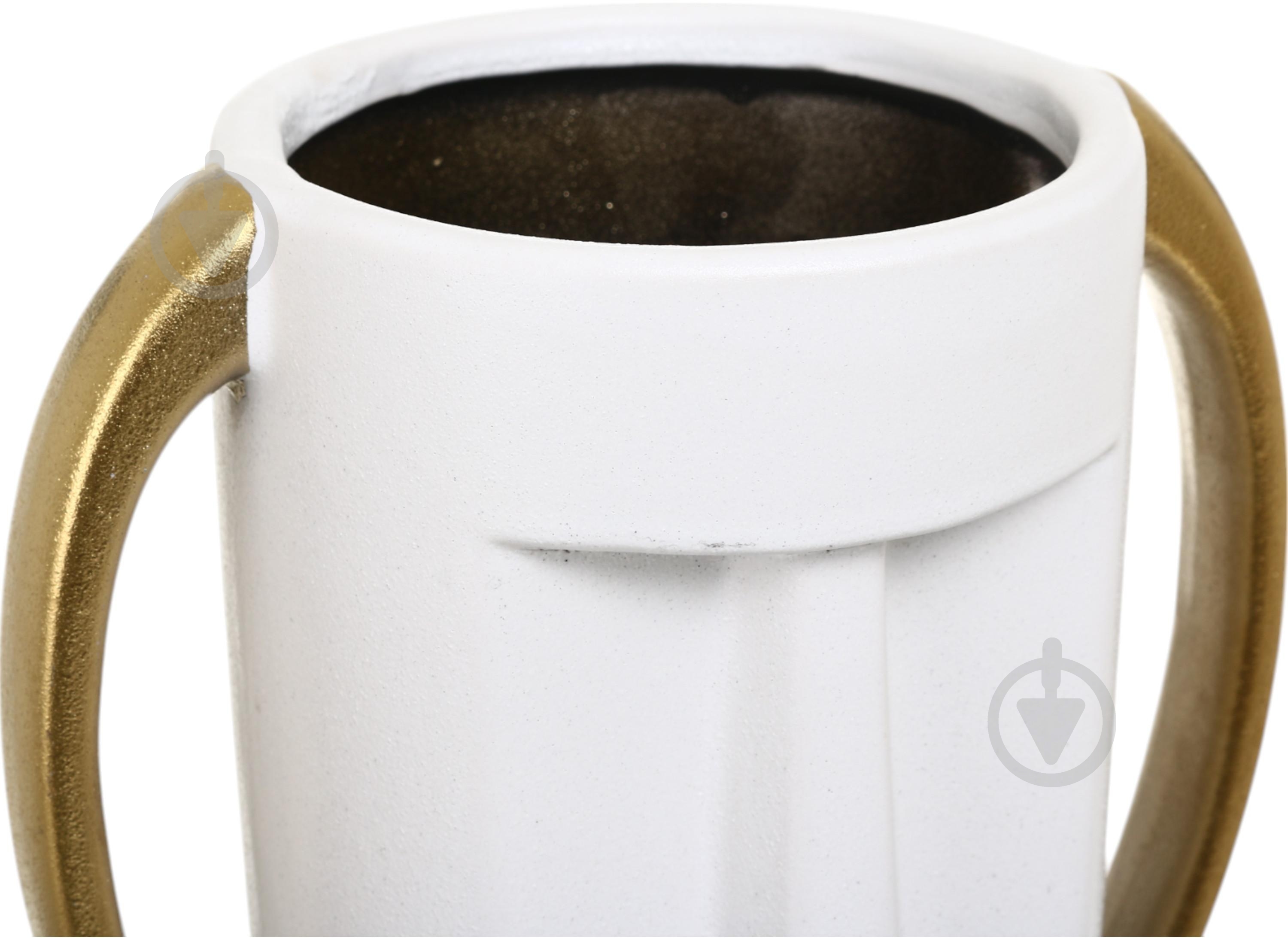Ваза керамическая Sensio Vasos 21 см белая PS33112 - фото 3 Ваза керамическая Sensio Vasos 21 см белая PS33112 - фото 3