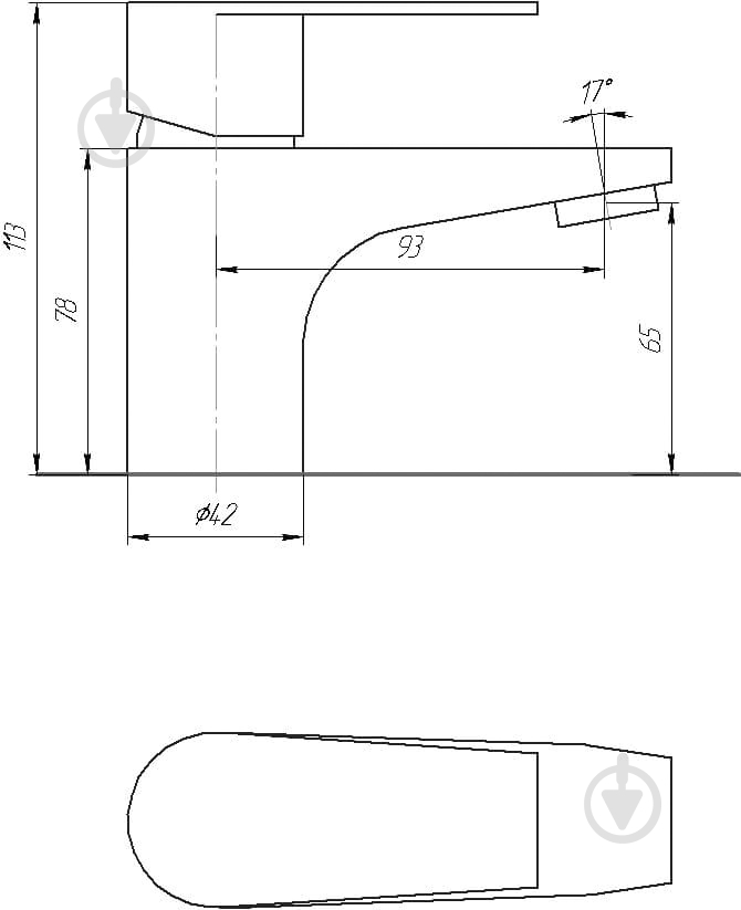 Змішувач для умивальника Globus Lux SHA-101P - фото 2