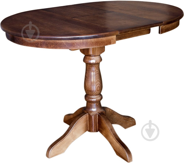 Стол Чумак-2 800(1100)x800x750мм орех темный/орех темный - фото 1 Стол Чумак-2 800(1100)x800x750мм орех темный/орех темный - фото 1