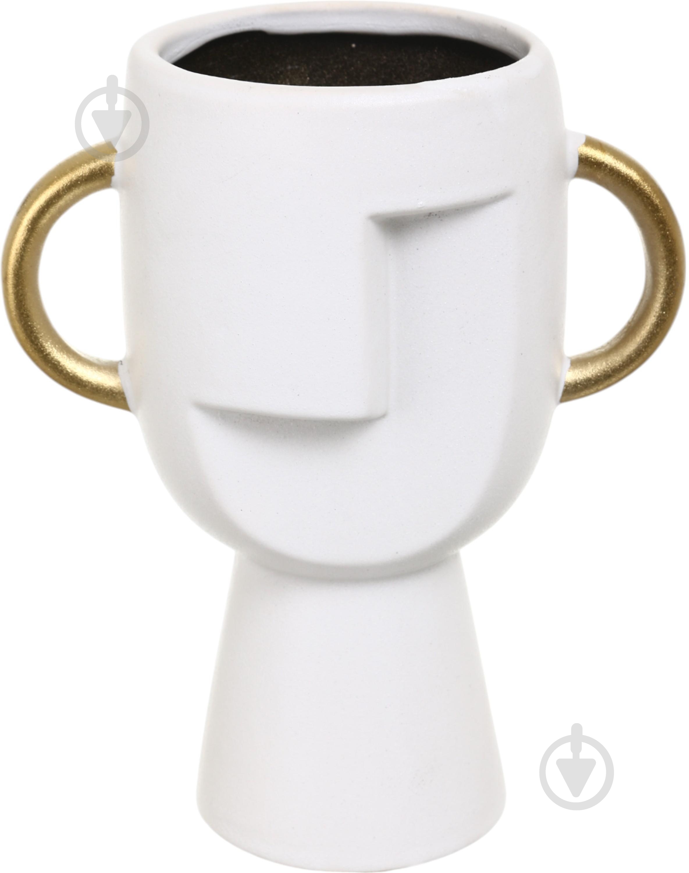 Ваза керамическая Sensio Vasos 17 см белая PS33113 - фото 1 Ваза керамическая Sensio Vasos 17 см белая PS33113 - фото 1