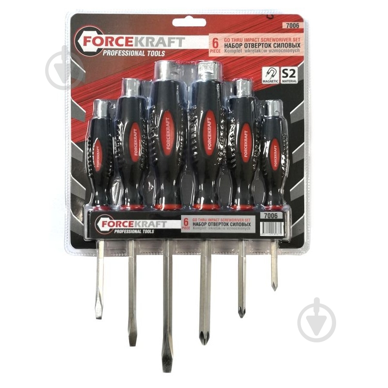 Набор отверток Forcekraft FK-7006 - фото 1