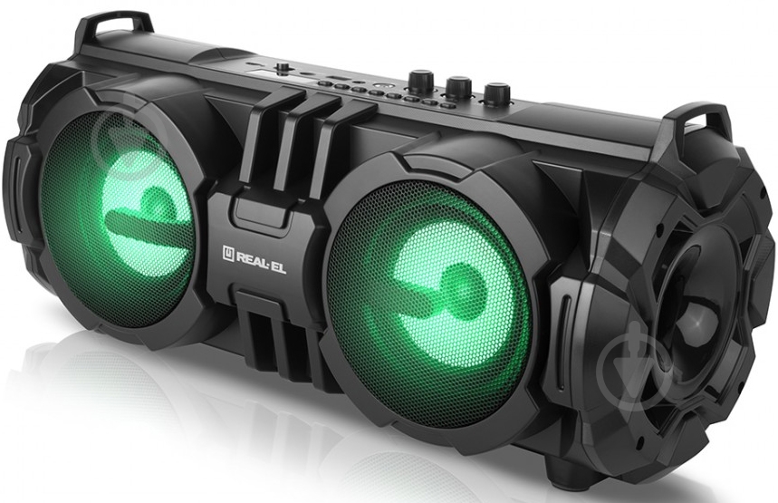 Акустическая система Real-el X-737 Black 2.0 black (EL121600016) - фото 4