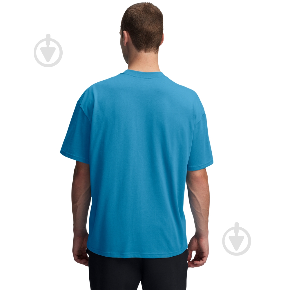 Футболка Under Armour M HW OS Branded SS 1389146-452 р.XL блакитний - фото 2 Футболка Under Armour M HW OS Branded SS 1389146-452 р.XL блакитний - фото 2