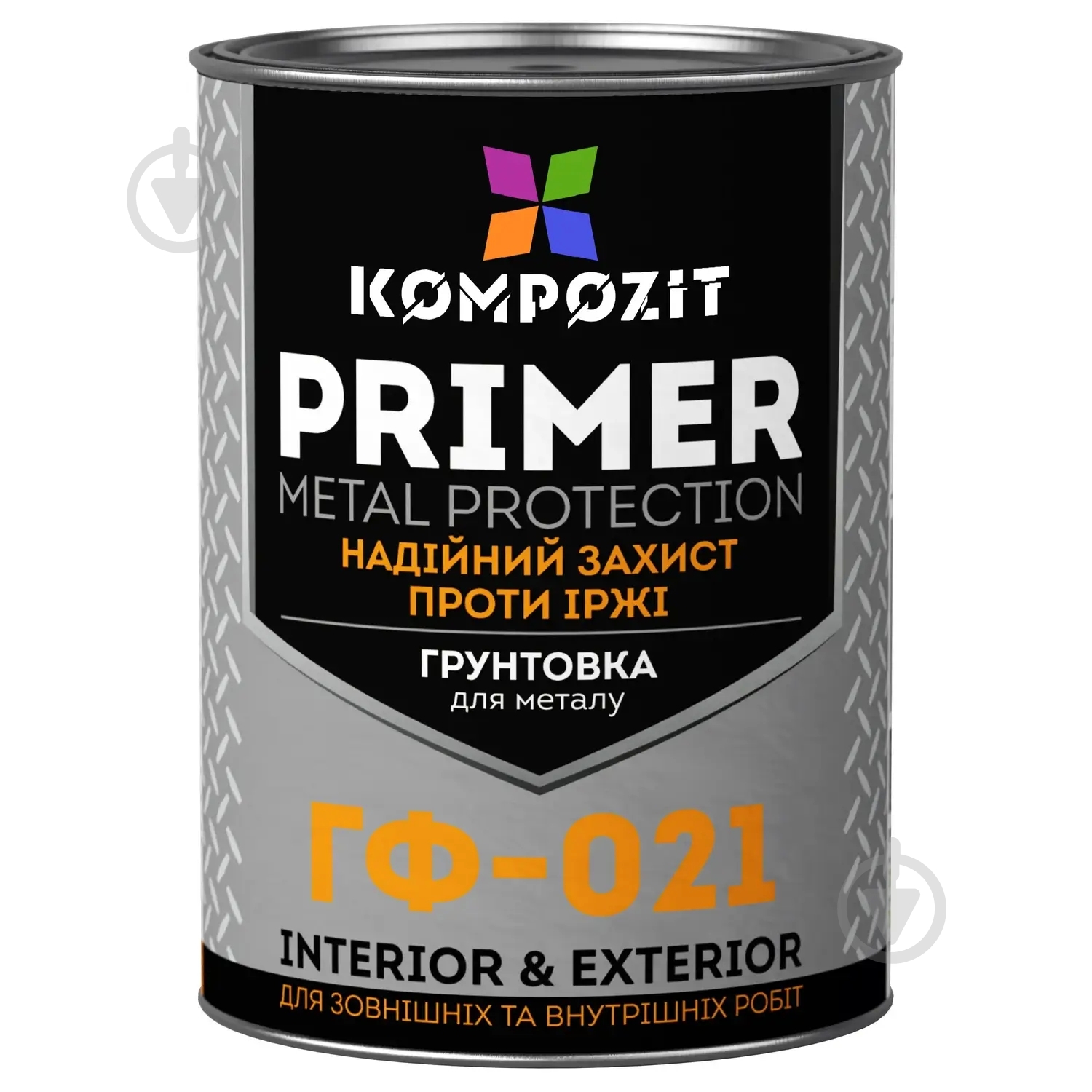 Грунтовка Kompozit ГФ-021 светло-серый мат 12 кг - фото 1