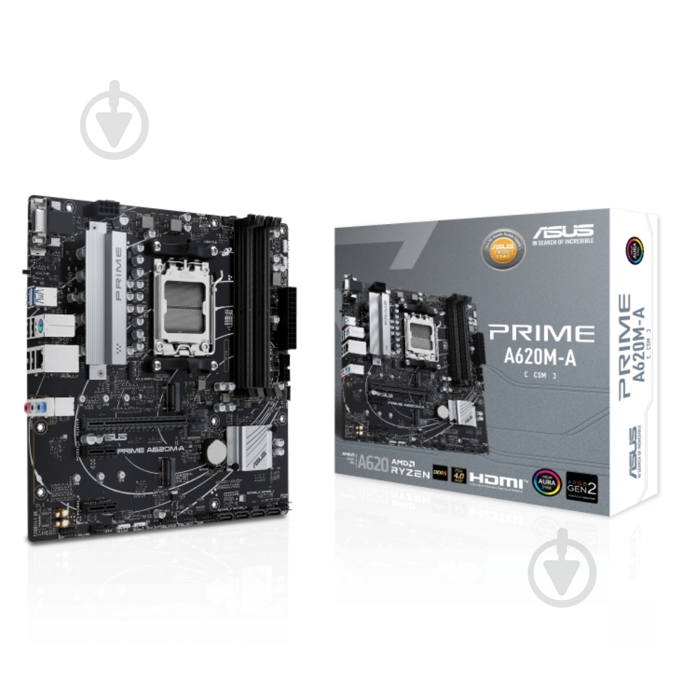 Материнская плата Asus PRIME A620M-A-CSM (Socket AM5, AMD A620, ) - фото 4 Материнская плата Asus PRIME A620M-A-CSM (Socket AM5, AMD A620, ) - фото 4
