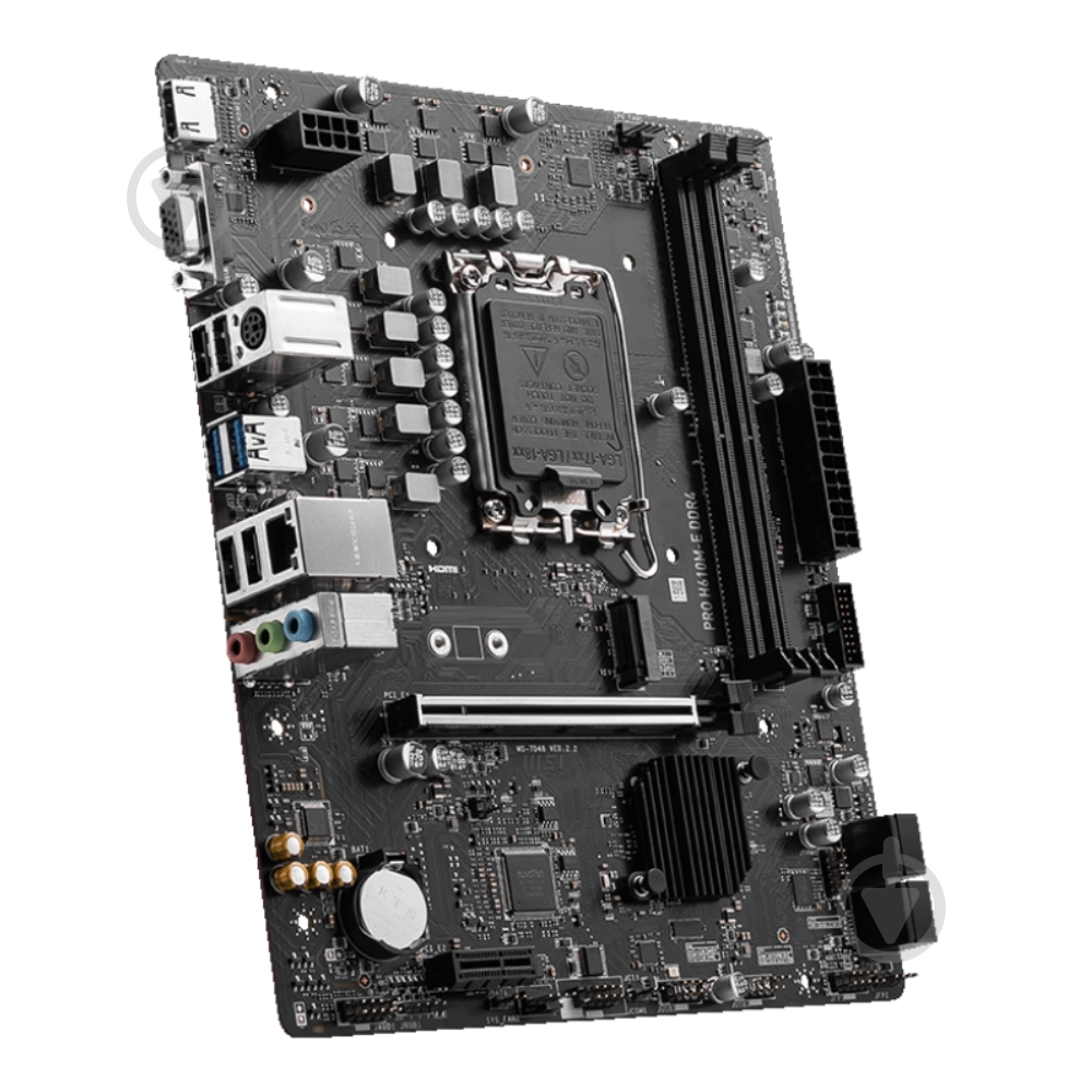 Материнська плата MSI PRO H610M-E DDR4 (Socket 1700, Intel H610, micro ATX) - фото 3 Материнська плата MSI PRO H610M-E DDR4 (Socket 1700, Intel H610, micro ATX) - фото 3