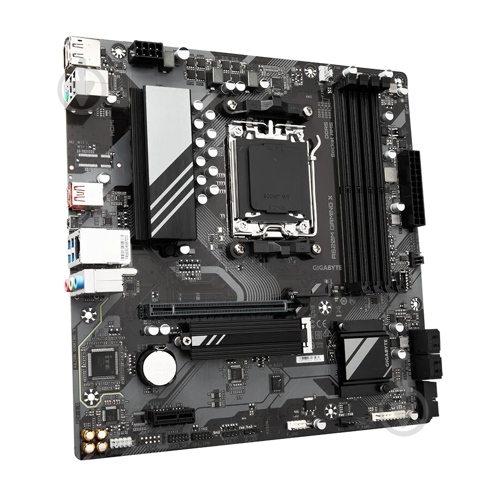 Материнская плата Gigabyte A620M GAMING X (Socket AM5, AMD A620, micro ATX) - фото 2