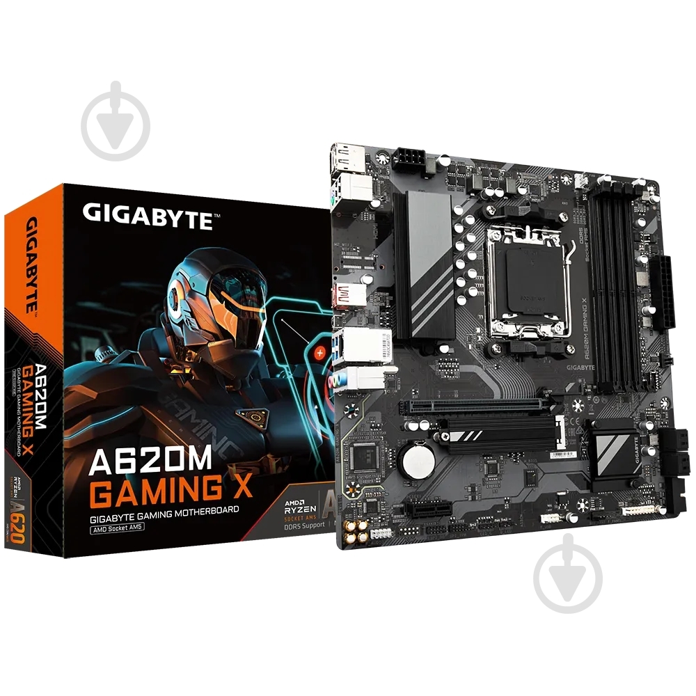 Материнская плата Gigabyte A620M GAMING X (Socket AM5, AMD A620, micro ATX) - фото 4