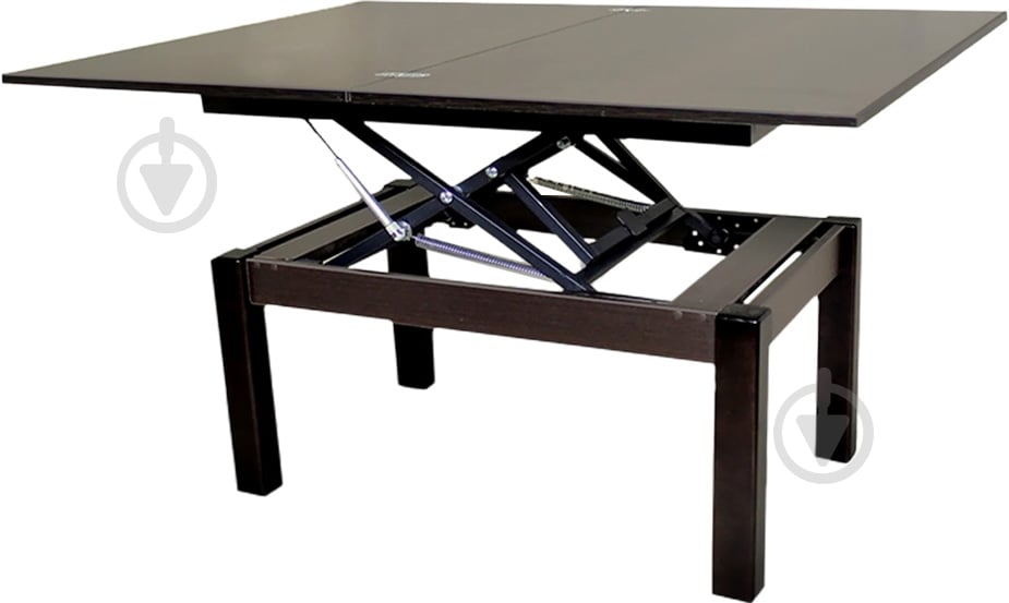 Стол-трансформер ФЛАЙ венге 902(1204)x602x520мм венге/венге - фото 1