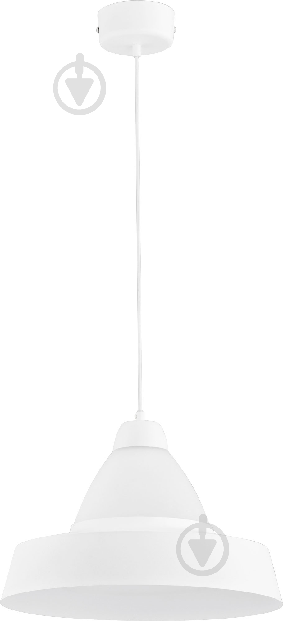 Подвес ALFA Fantom 1x60 Вт E27 белый 60260 - фото 1 Подвес ALFA Fantom 1x60 Вт E27 белый 60260 - фото 1