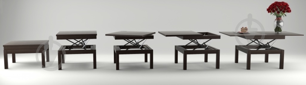 Стол-трансформер ФЛАЙ дуб фрегат - фото 3