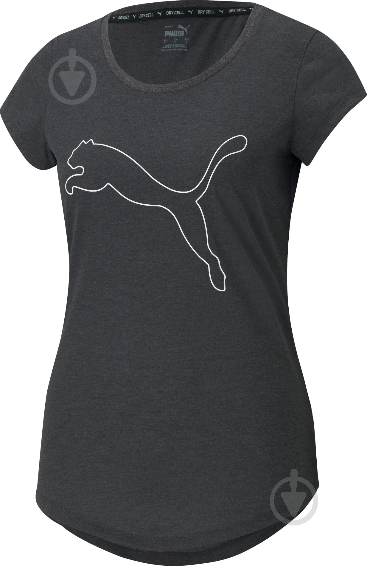Футболка Puma PERFORMANCE HEATHER CAT TEE 52032007 р.M темно-сірий - фото 1