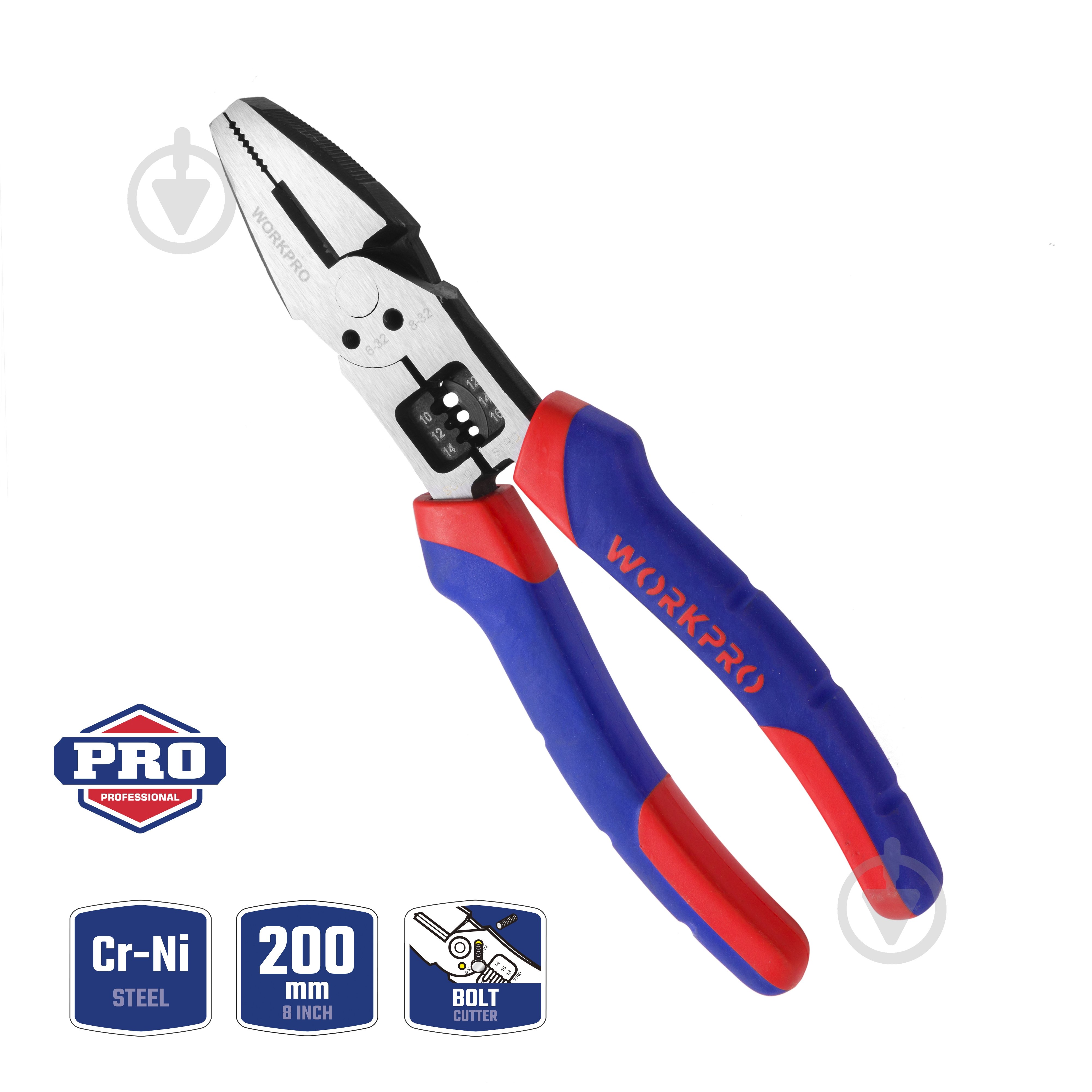 Плоскогубцы WORKPRO 1 шт. WP231085 - фото 2