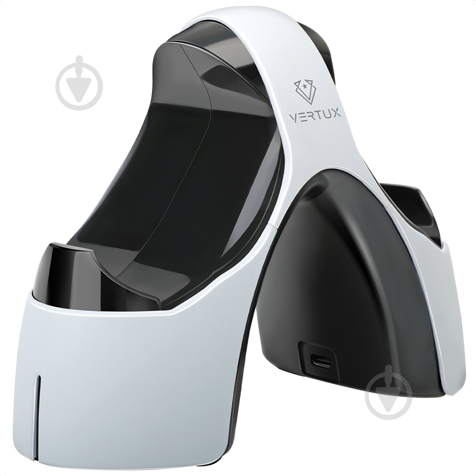 Зарядная станция Vertux DualDock-PS5 для двух геймпадов PlayStation 5 Dualsense black - фото 1