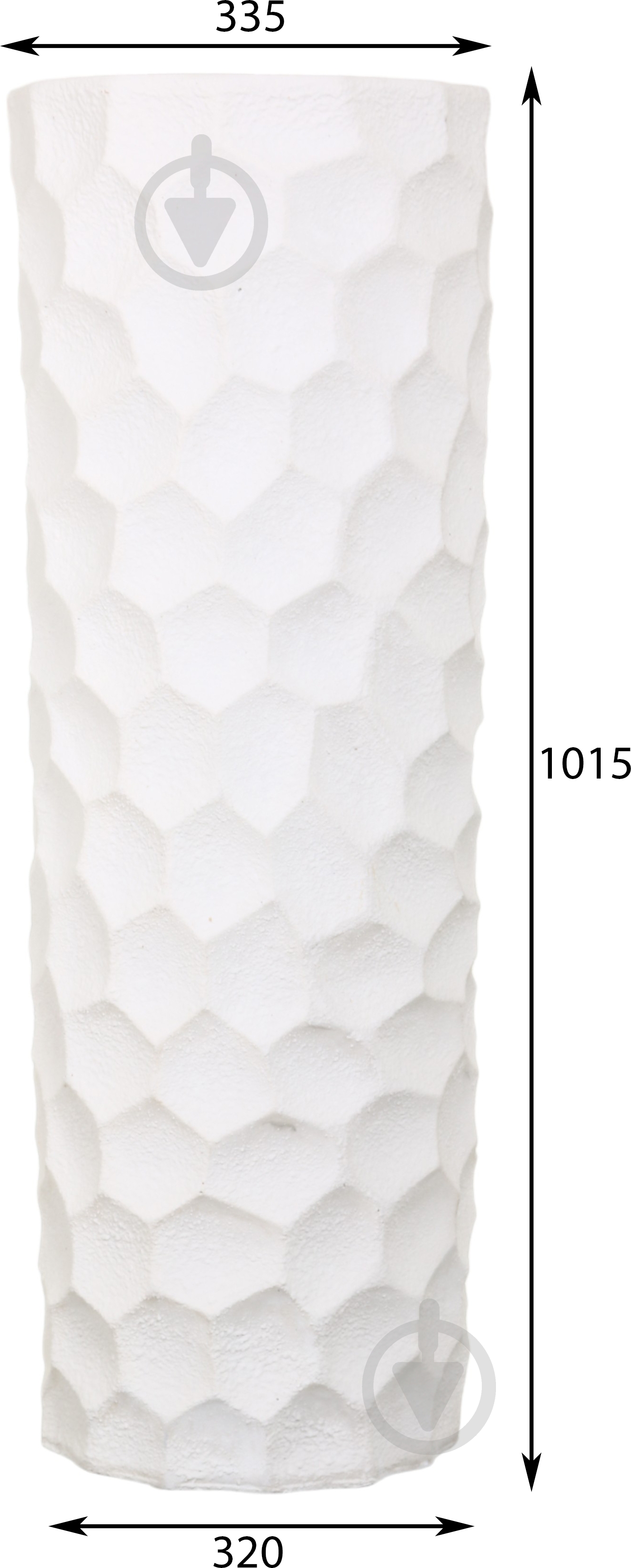 Ваза Sensio Honeycomb 100,5 см біла CF1730FW - фото 2