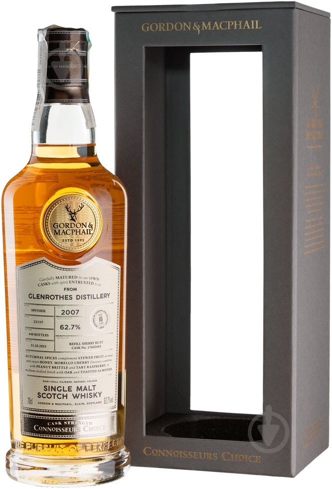Виски Gordon & MacPhail Glenrothes Connoisseurs Choice 2007 0,7 л - фото 1
