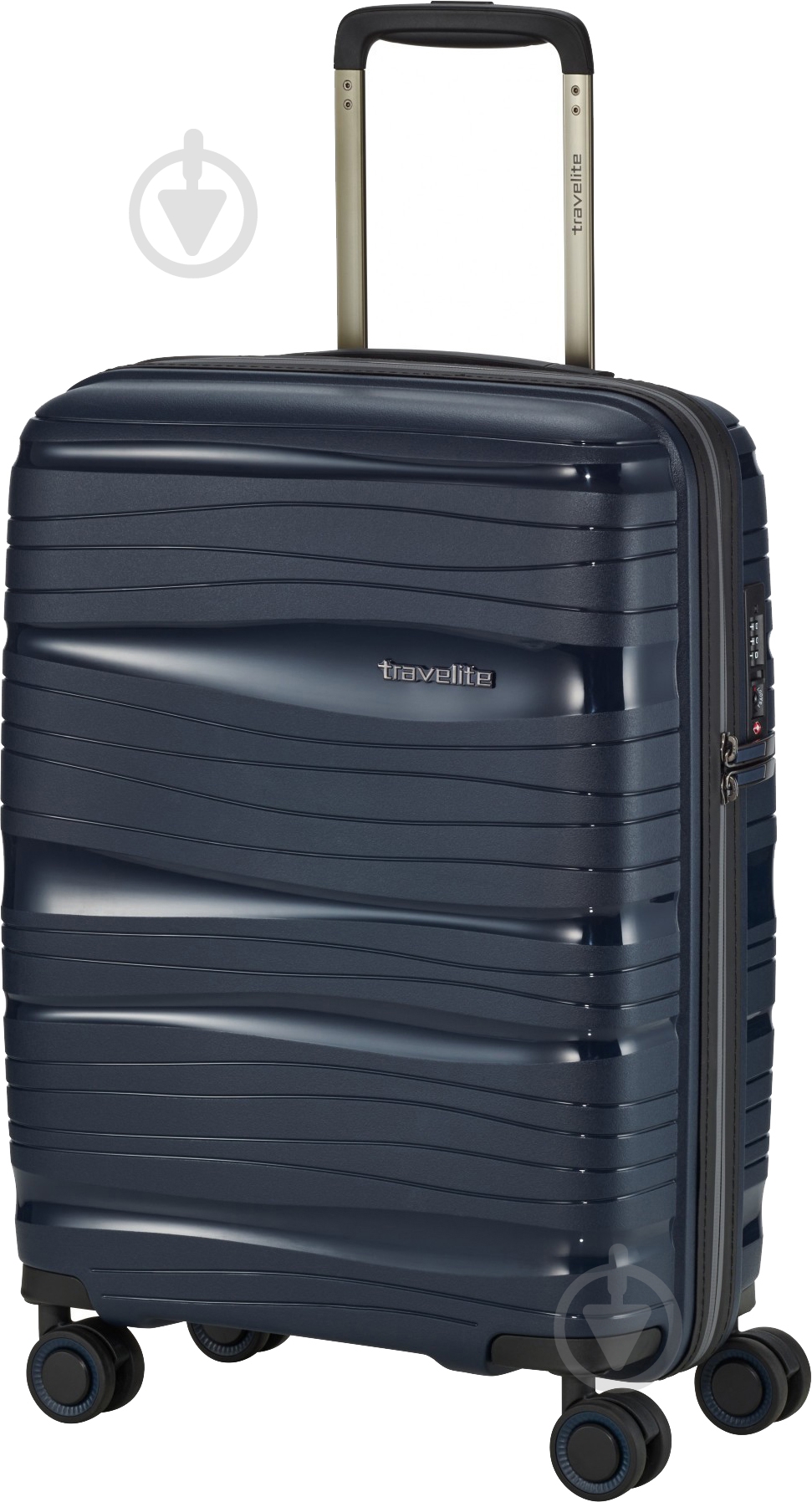 Чемодан Travelite 37 л синий - фото 1 Чемодан Travelite 37 л синий - фото 1