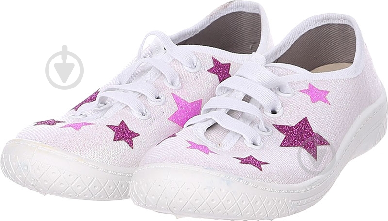 Кеды для девочек 3F 4Bt14/4 р.35 серебряный - фото 1