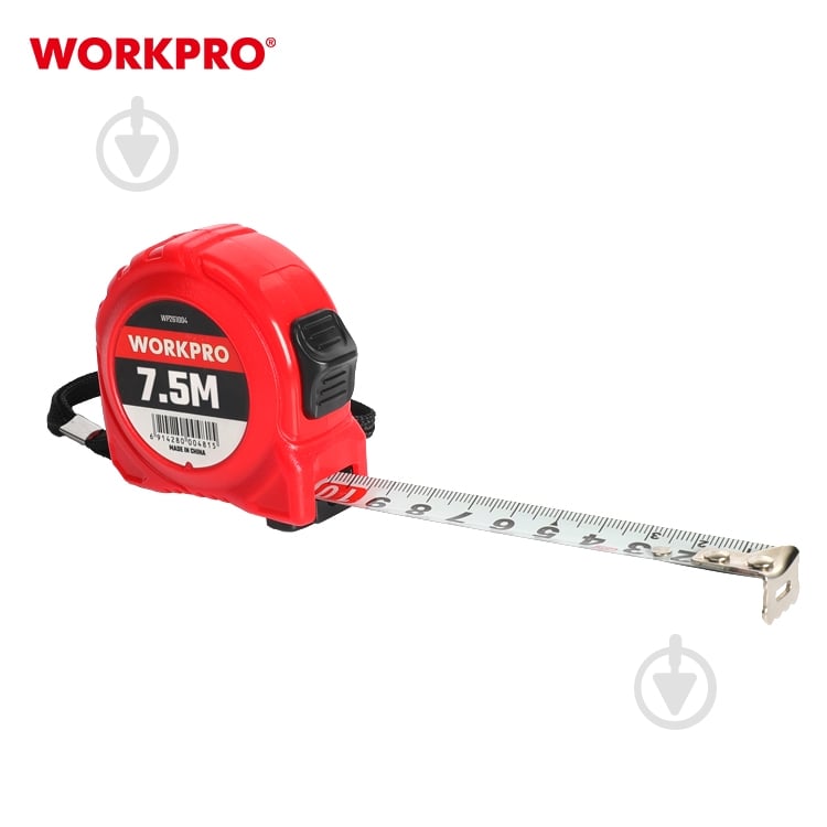 Рулетка WORKPRO WP261004 7,5 м x 19 мм - фото 3