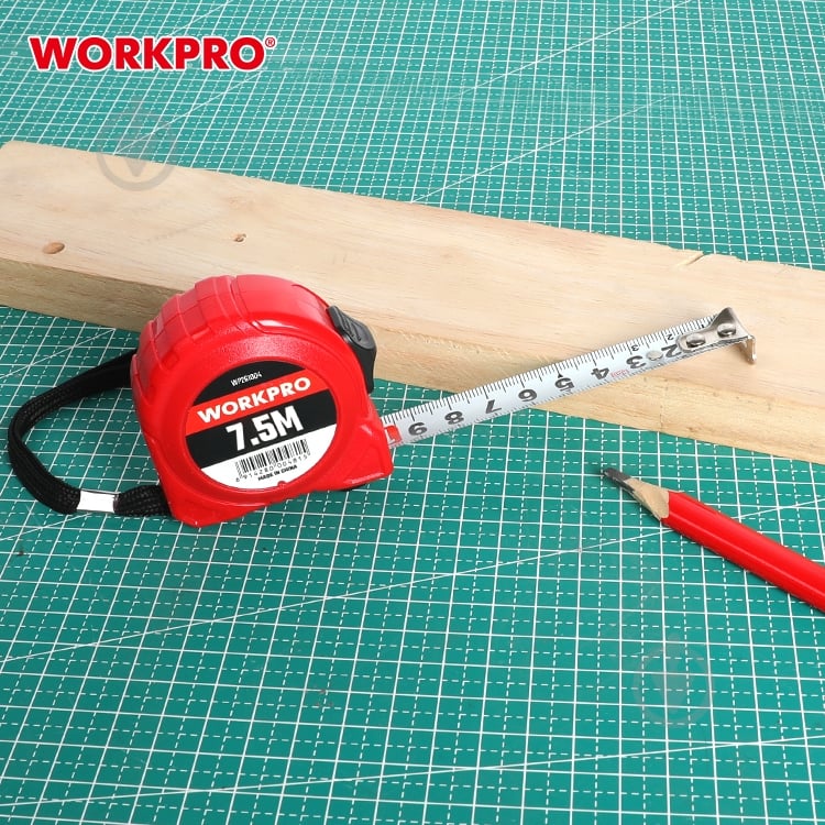 Рулетка WORKPRO WP261004 7,5 м x 19 мм - фото 6