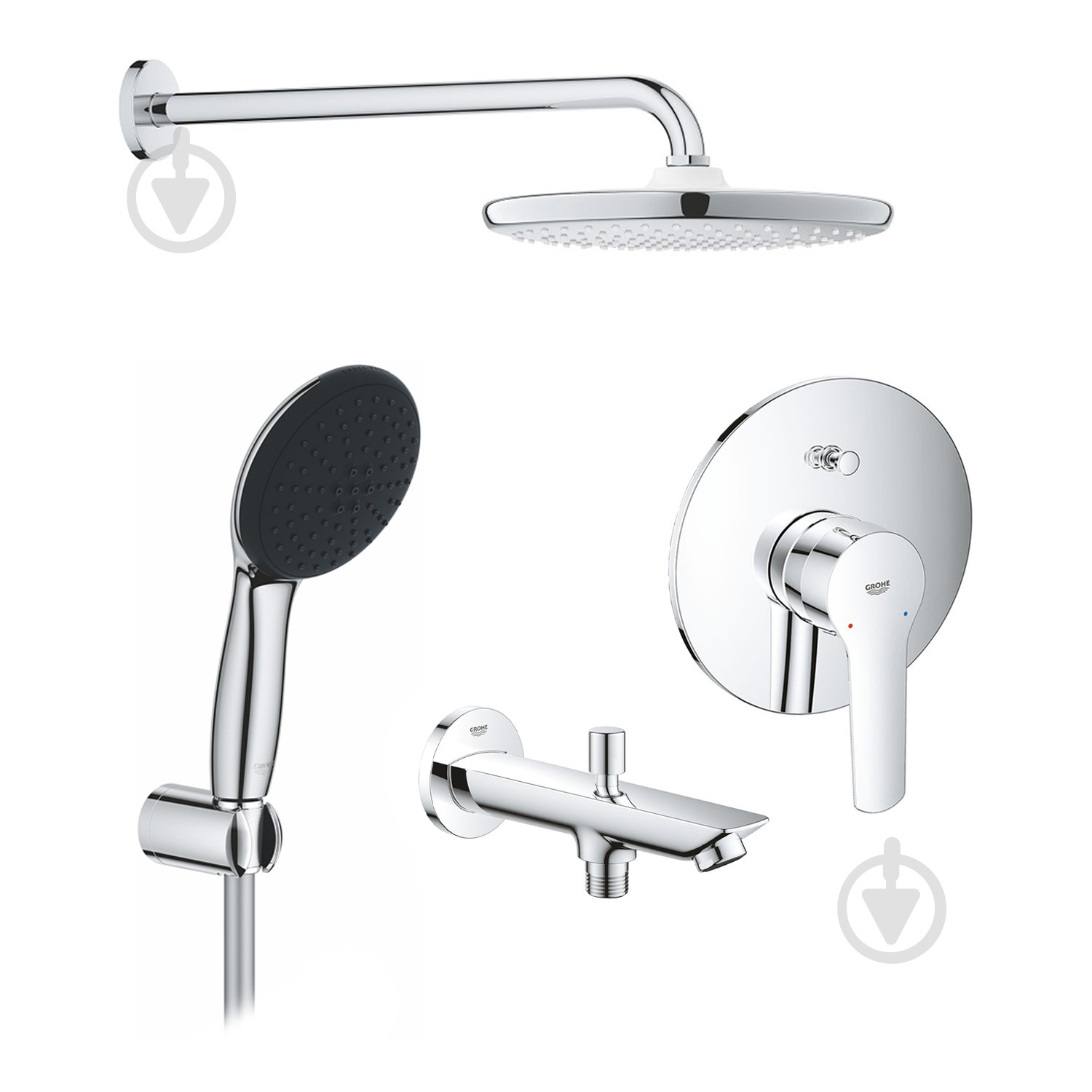 Душова система прихованого монтажу Grohe QuickFix Start UA202803R3 - фото 13