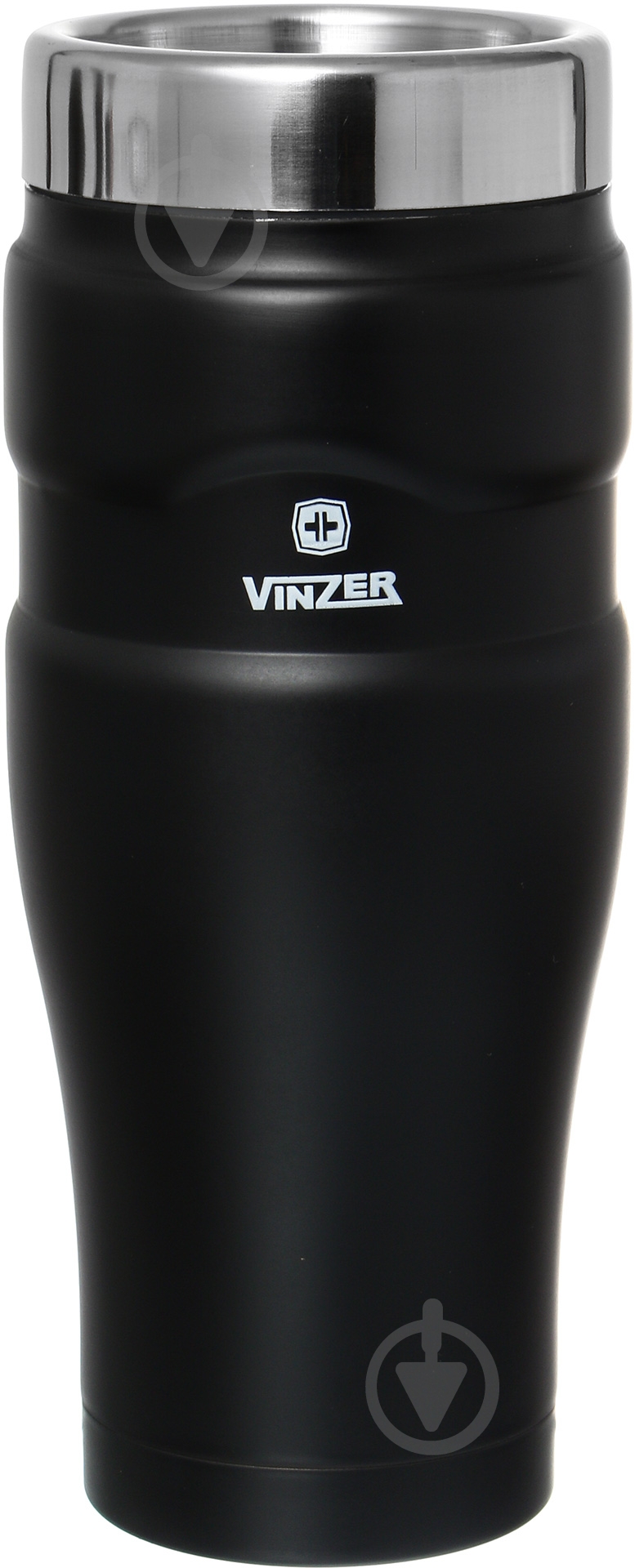 Термочашка Vinzer 450 мл чорная 89139 - фото 1