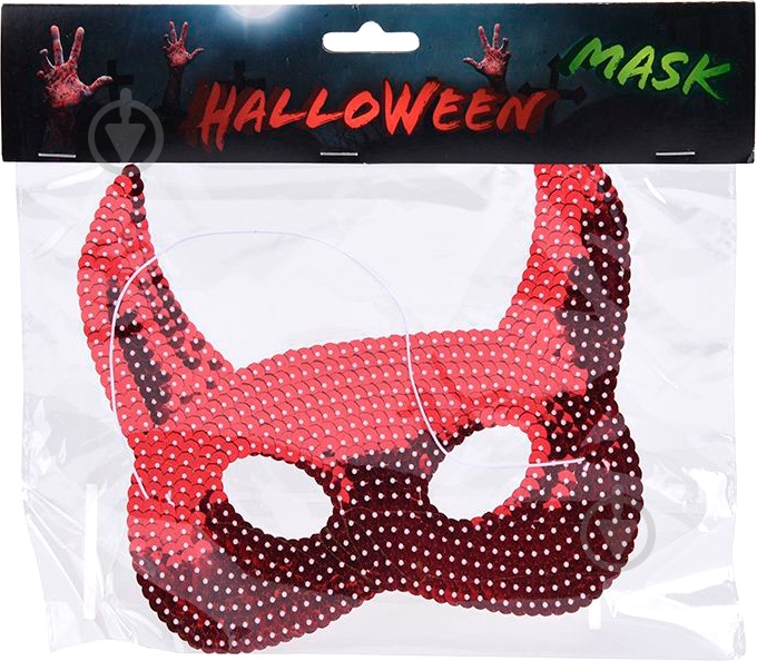 Маска карнавальная 20 см - фото 1