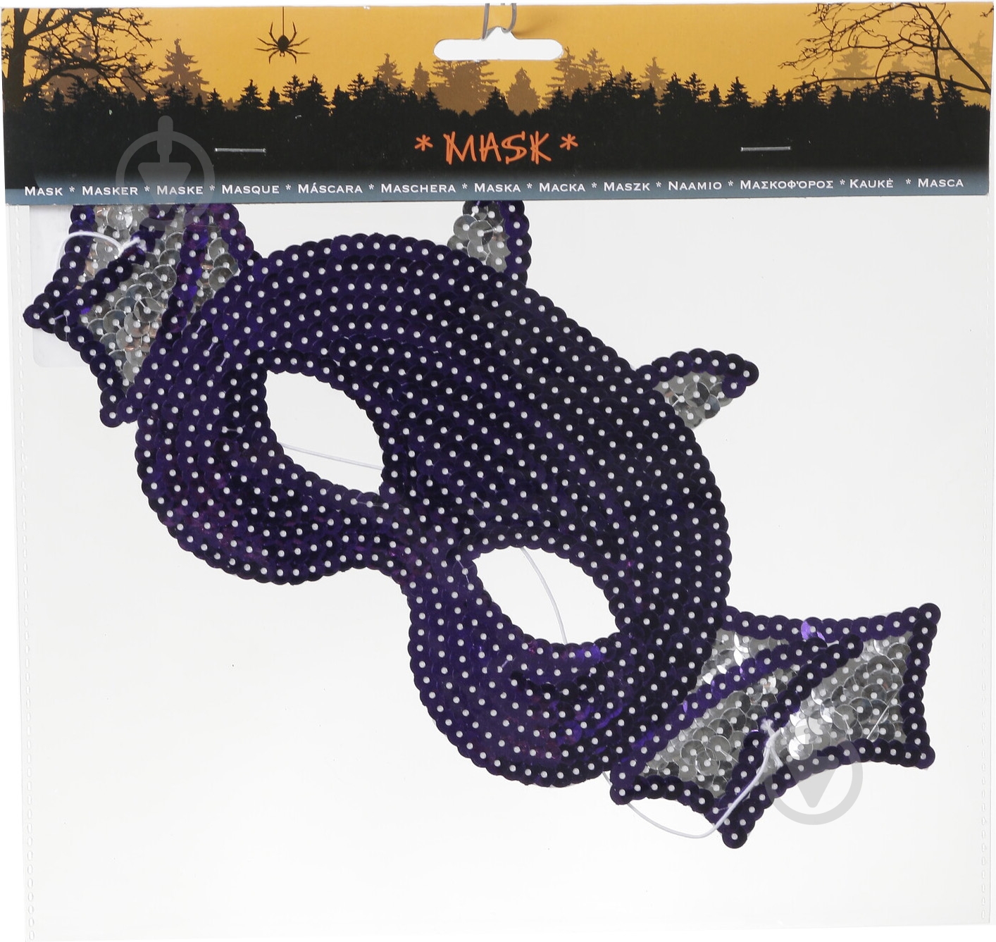 Маска карнавальная 20 см - фото 17