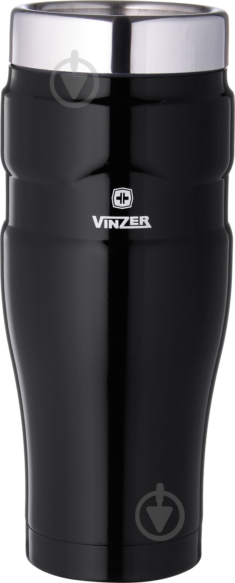 Термочашка Vinzer 450 мл черный глянец 89140 - фото 1 Термочашка Vinzer 450 мл черный глянец 89140 - фото 1
