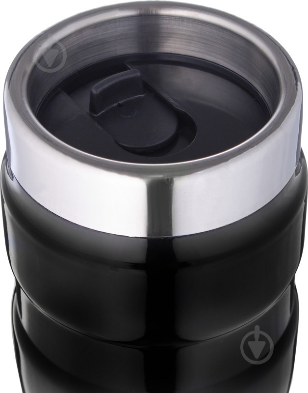 Термочашка Vinzer 450 мл черный глянец 89140 - фото 2 Термочашка Vinzer 450 мл черный глянец 89140 - фото 2