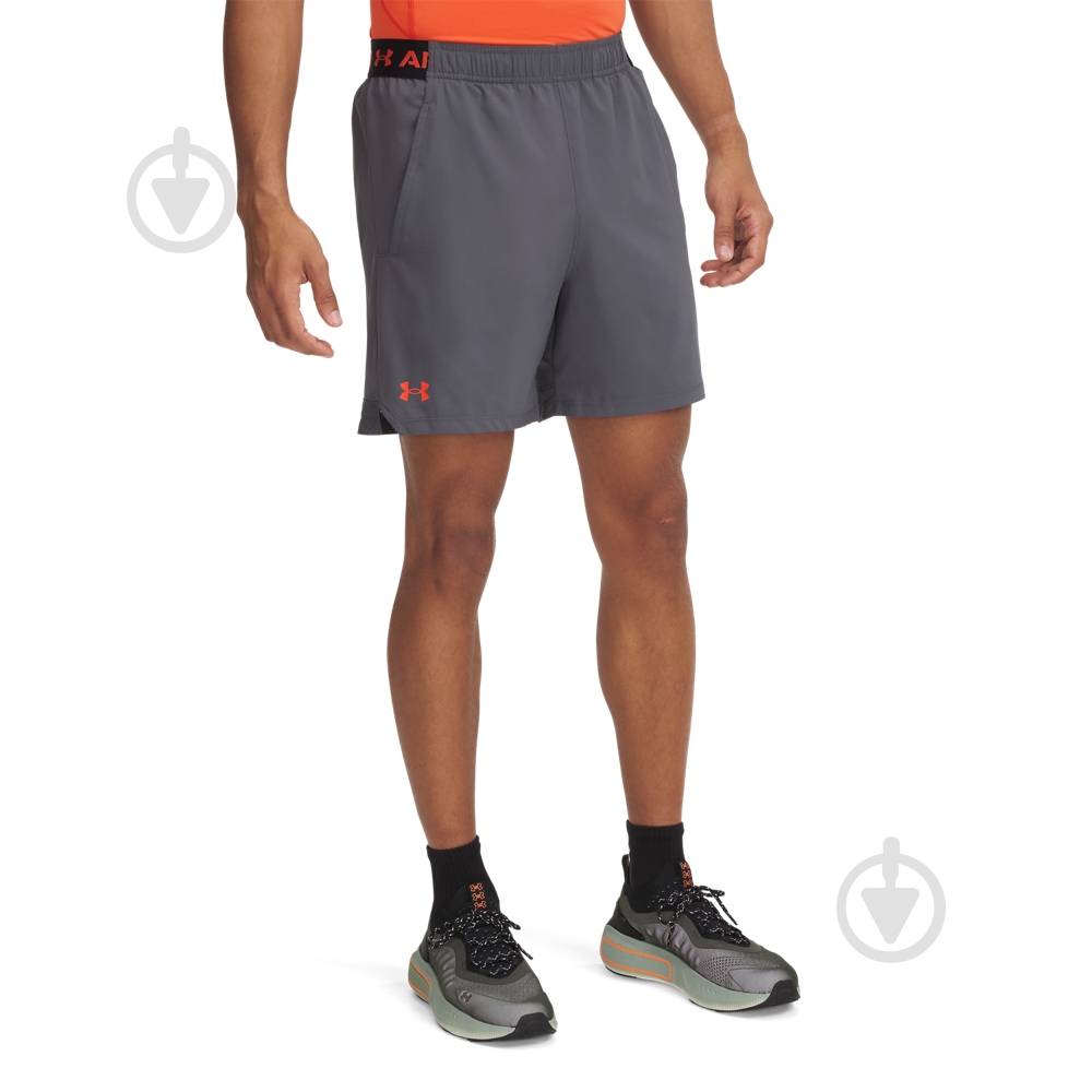 Шорти Under Armour VANISH WOVEN 6IN SHORTS 1373718-028 р. L сірий - фото 1 Шорти Under Armour VANISH WOVEN 6IN SHORTS 1373718-028 р. L сірий - фото 1