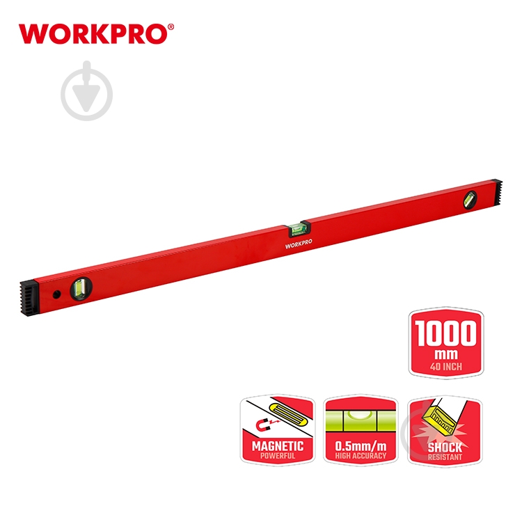 Уровень 100 см WORKPRO WP262013 - фото 2