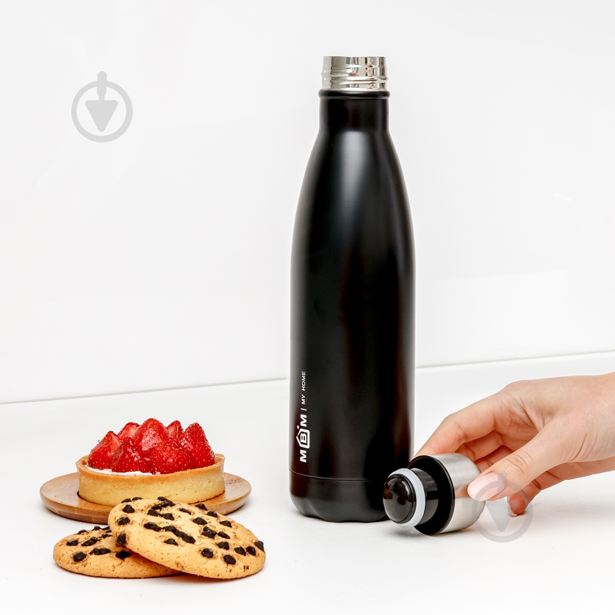 Термопляшка MVM 500 мл KP-29 Black - фото 4