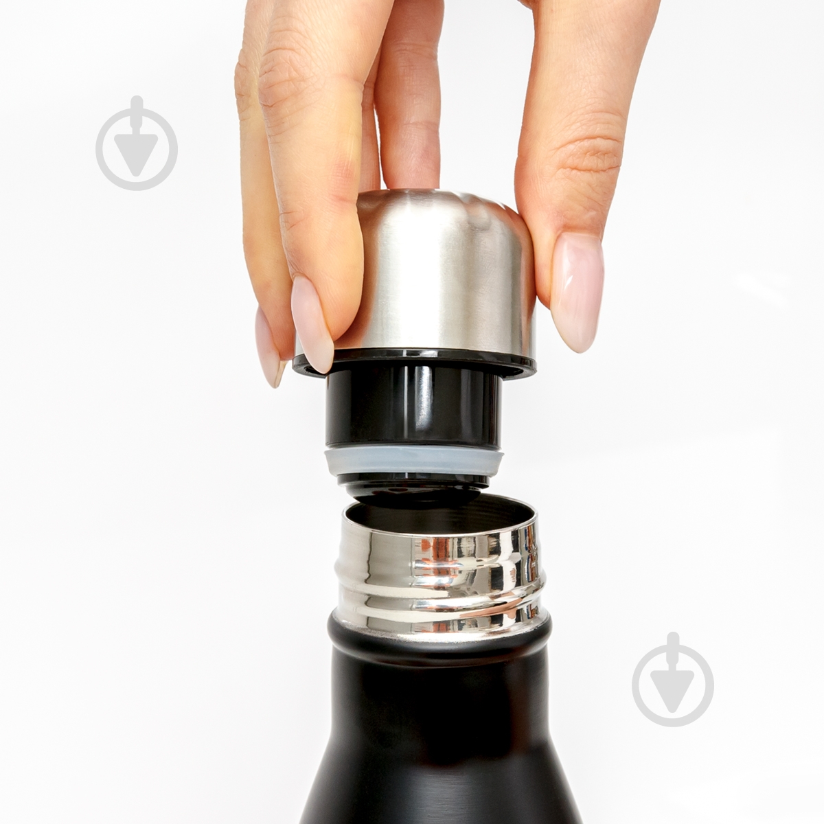 Термопляшка MVM 500 мл KP-29 Black - фото 6